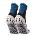 Men Cotton Striped Anti Slip Football Socks Mid-Calf Sports Grip Socks