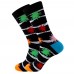 Unisex custom design fashion socks crew colorful cotton funny socks