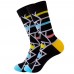 Unisex custom design fashion socks crew colorful cotton funny socks
