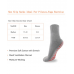 Non Slip Grips Non Skid Crew Socks Hospital Diabetic Yoga Pilates socks for Men Women