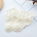 Wholesale Cute Double Layers Lace Solid Color Dancing Baby Ankle Socks