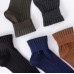 Wool winter plain warm breathable anti-foul men socks