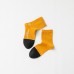 Women Winter Black Toe Solid Color Combed Cotton Dress Socks