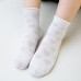 Girls Heart Jacquard Cotton Crew Socks Breathable Soft Baby Socks