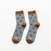 Star Design Cotton Soft Breathable Quarter Dress Socks for Men