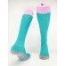 Unisex Athletic Colorful Stripe Knee High 20-30mmHg Sports Compression Socks