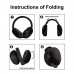 Faux Fur Ear Warmers Outdoor Foldable Winter Earmuffs Womens&Mens Earlap Warm Ear Protection