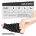 Black ankle compression brace for Running