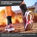Black ankle compression brace for Running