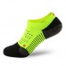 Custom logo cushion breathable mesh elastic sheer ankle tab sports socks