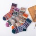 Wholesale Wool Soft Striped Retro Women Stylish Socks