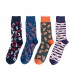 Wholesale Colorful Dots Strips Comfy Funny Crew Socks for Amazon