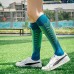 Reflective 20-30mmHg sports nylon knee high compression socks