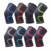 Nylon warm silicone protect sport knitted sleeve knee support