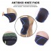 Nylon warm silicone protect sport knitted sleeve knee support