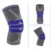 Silicone spring patella pad knee brace