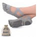 Yoga Socks for Women Non-Slip Grips & Straps