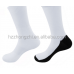 black sole white socks cushioned