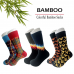 Customized anti bacterial fashionable socks popular colorful bamboo socks