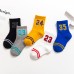 school colorful baby sports crew socks