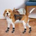 Dog Socks Anti Slip, I LOVE DOG Pattern, Comfortable Dog Paw Protectors with Adjustable Straps Traction Control for Hardwood Floor