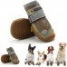 Hcpet Dog Boots Breathable Dog Shoes for Small Medium Large Dogs, Anti-Slip Puppy Booties Paw Protector with Reflective Straps 4Pcs