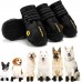 Hcpet Dog Boots Waterproof with Reflective Straps, Dog Shoes for Small Medium Large Puppy Outdoor Paw Protectors 4Ps