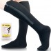 Zip Compression Socks, Unisex Medical 15-20 mmHg Zipper Compression Socks