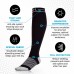         Powerlix Compression Socks for Women & Men (Pair) for Neuropathy Swelling Pain Relief 20-30 mmHg Medical Knee-high Stockings       