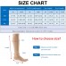         3 Pairs Zipper Compression Socks Women with Open Toe Toeless Support Stockings Easy on Knee High Socks       