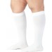         Mojo Compression Socks 2XL Made in USA 20-30mmHg - Opaque Knee-Hi - Closed Toe Varicose Vein Support Socks for Women - Compression Stockings Men – White XX-Large       