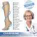         CHARMKING Compression Socks for Women & Men (6 Pairs) 15-20 mmHg is Best for Athletics, Running, Flight Travel, Support       