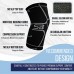         SB SOX Compression Knee Brace - Great Support That Stays in Place - Perfect for Recovery, Everyday Use - Best Treatment for Pain Relief, Meniscus Tear, Arthritis (Solid - Black, X-Large)       