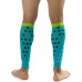         Ronnox Women's 3-Pairs Bright Colored Calf Compression Tube Sleeves       