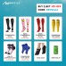         NEWZILL Cotton Compression Sock (15-20 mmHg) Copper Compression Socks for Men and Women, Best Dress Socks for Flight, Support       