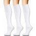         Compression Socks for Women and Men Circulation (3 Pairs) - Best for Medical,Nursing,Running,Travel Knee High Socks       