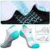         Eallco Womens Ankle Socks 6 Pairs Running Athletic Cushioned Sole Socks With Tab       