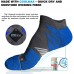         No Show Running Athletic Anti-Blister Wicking Coolmax Socks, Seamless Anti-odor       
